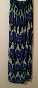 Yummy Plus Strapless maxie dress